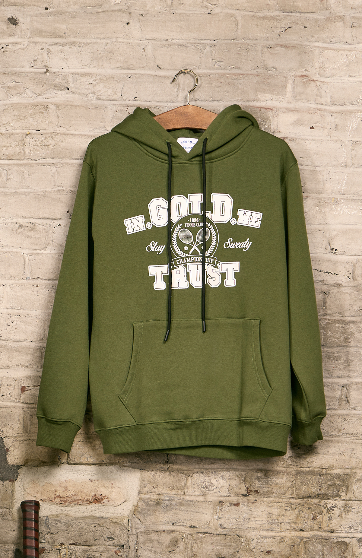 The Tennis Hoodie Green