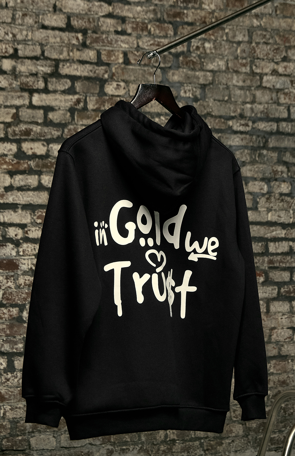 The Graffiti Hoodie Black