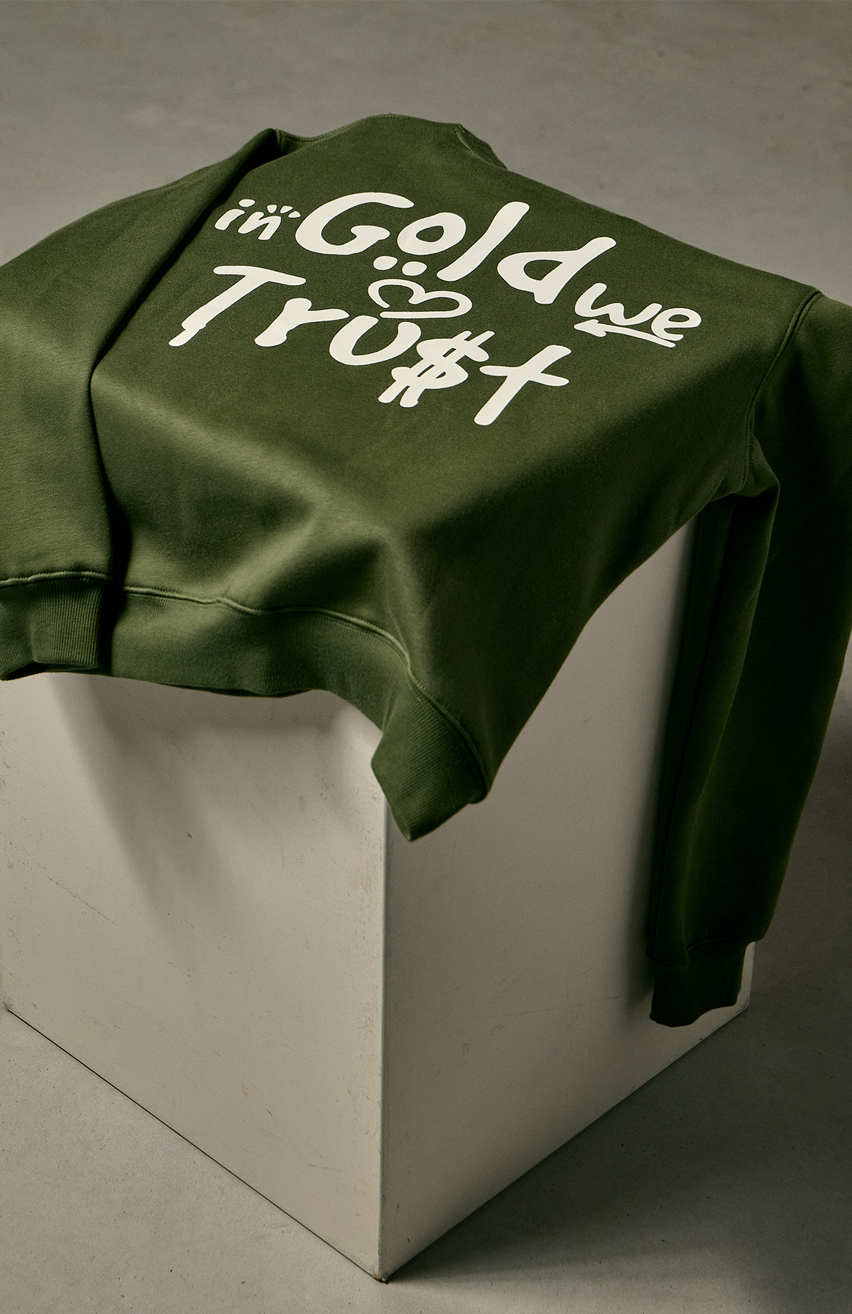 The Graffiti Sweater Green