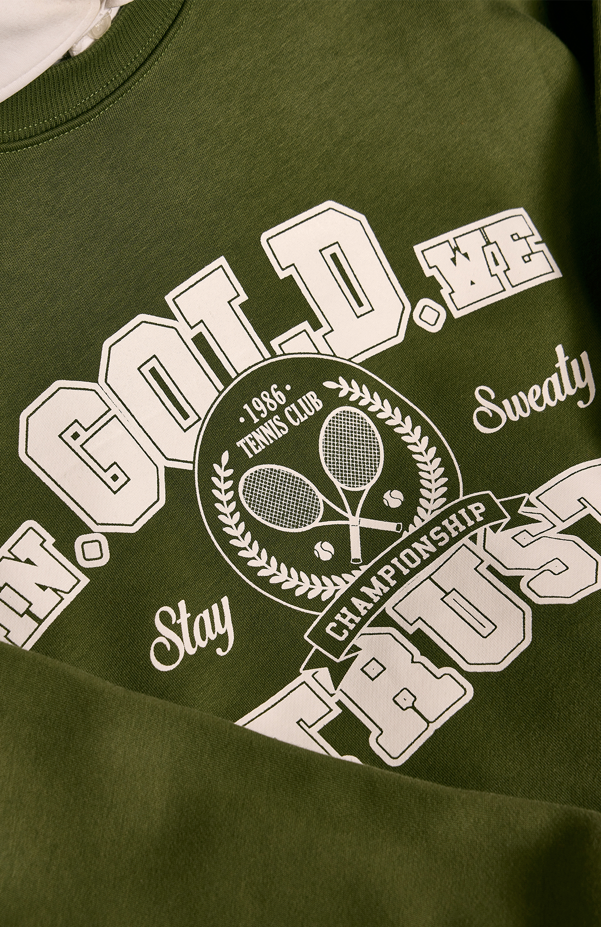 The Tennis Sweater Green