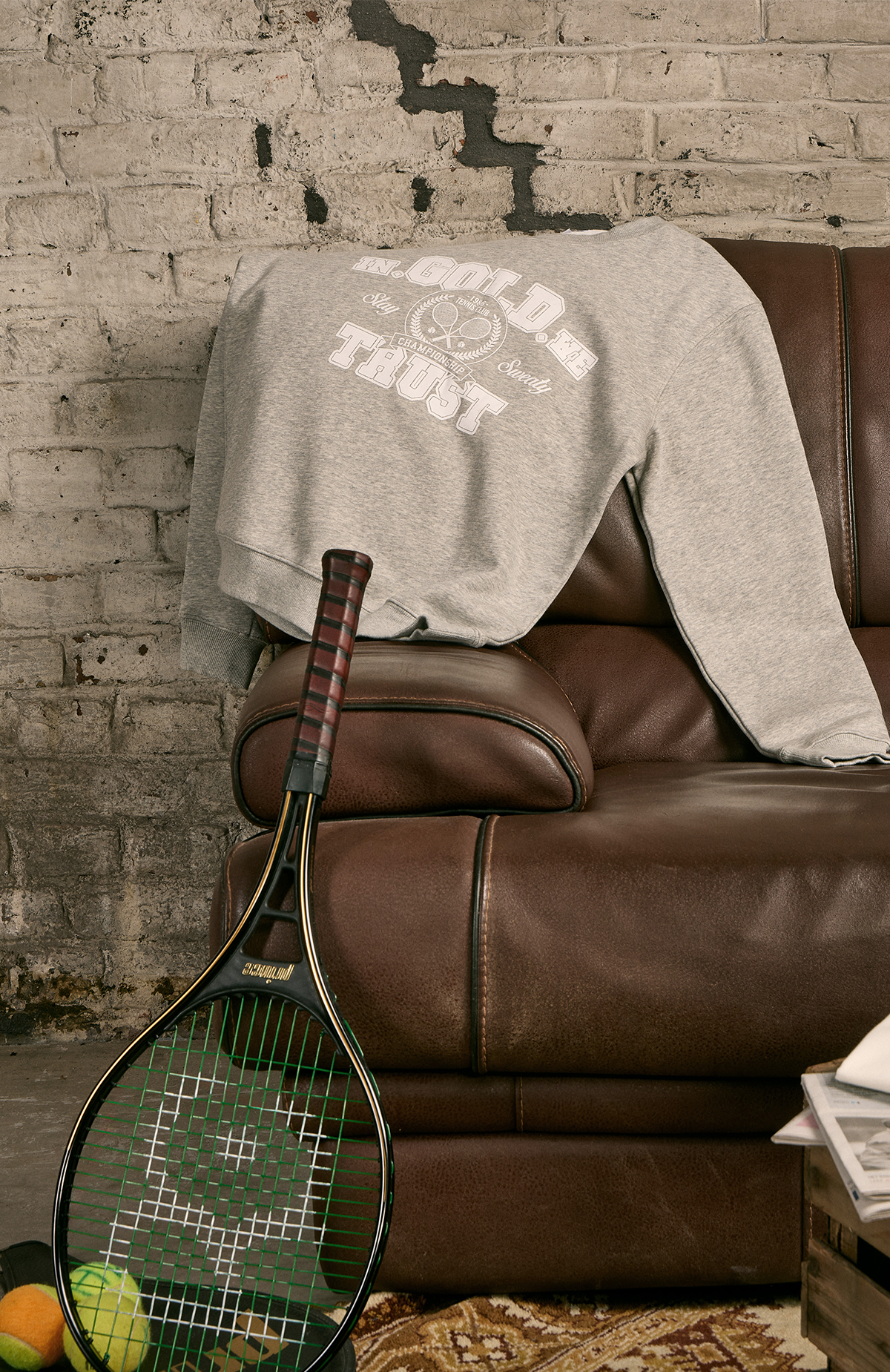 The Tennis Sweater Grey